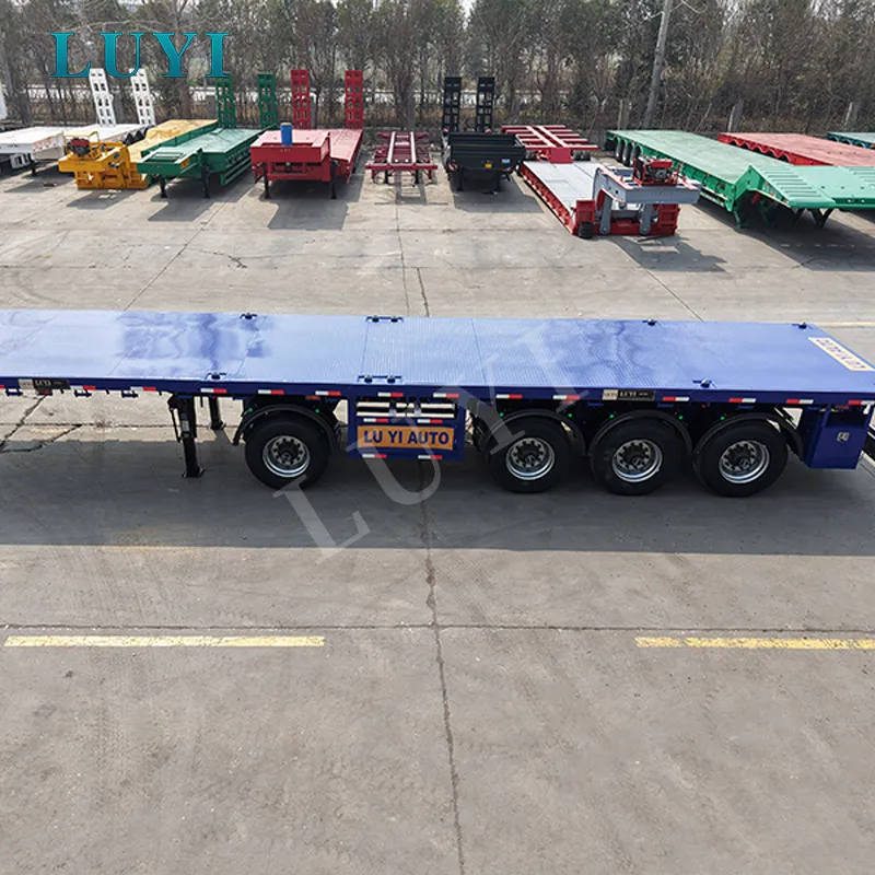 3 axle flatbed semi trailers
