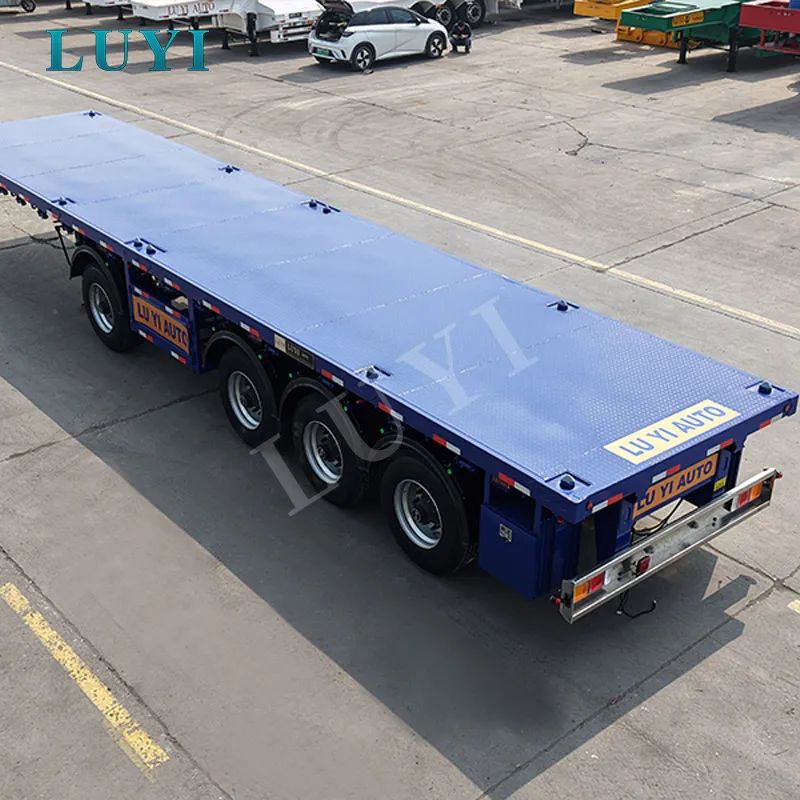 3 axle flatbed semi trailers