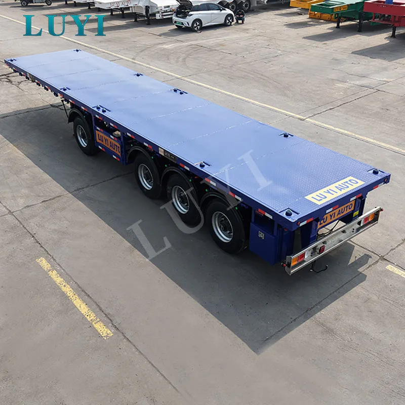 3 axle flatbed semi trailers