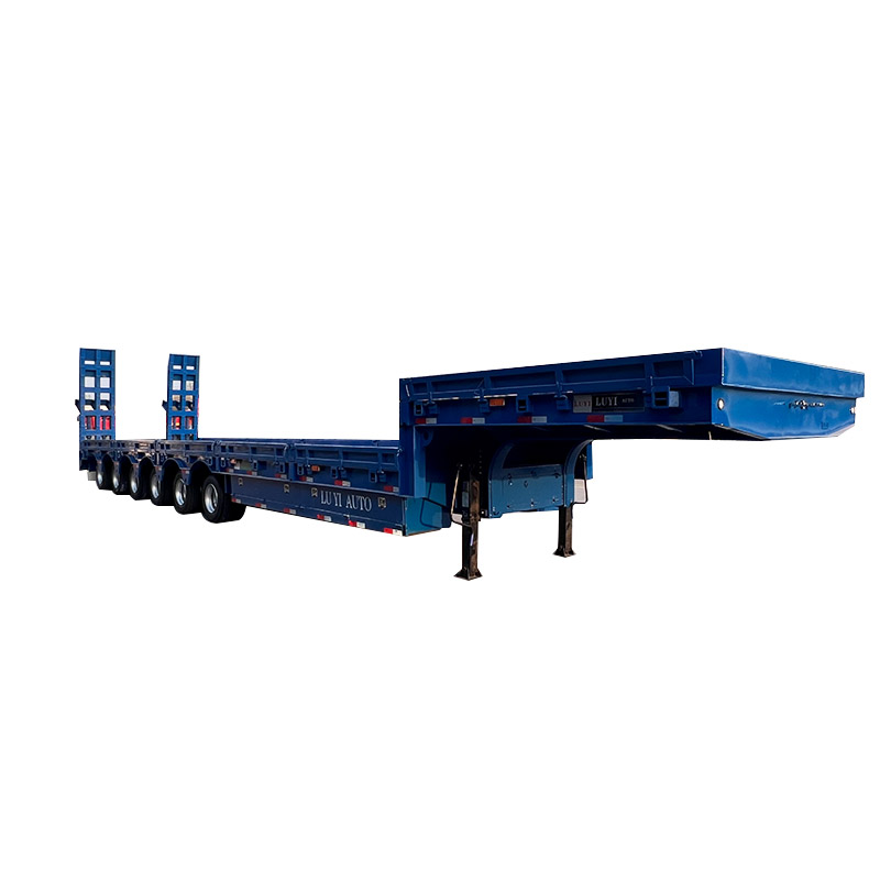 4-axle removable gooseneck lowbed semi-trailer