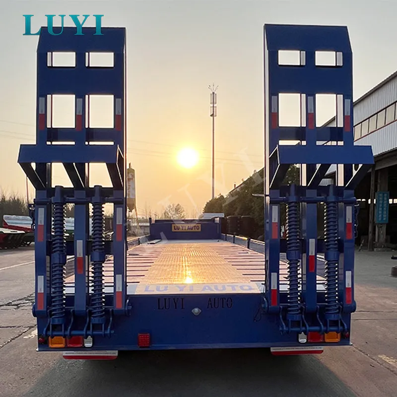 4-axle removable gooseneck lowbed semi-trailer