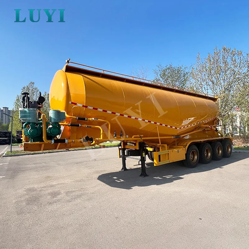 50m³ four-axle powder tank semi-trailer