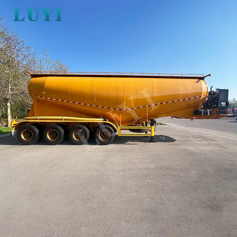 50m³ four-axle powder tank semi-trailer