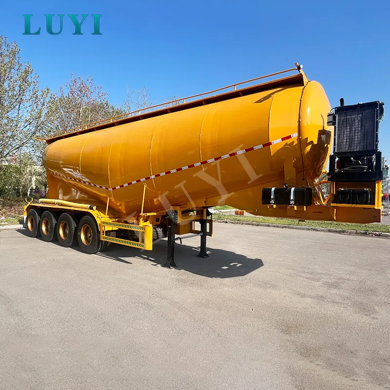 50m³ four-axle powder tank semi-trailer