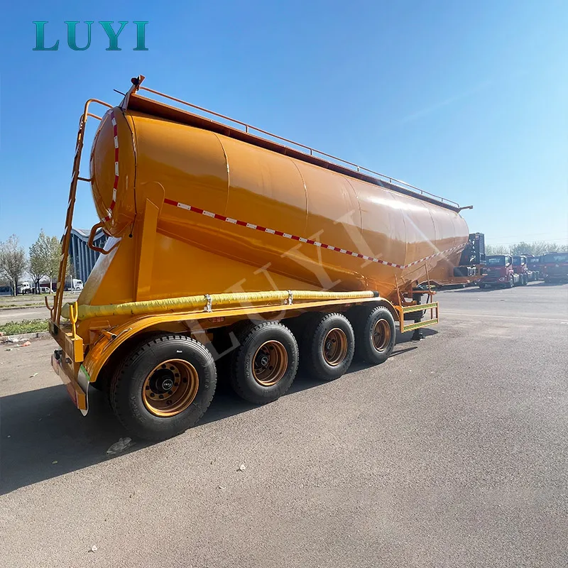 50m³ four-axle powder tank semi-trailer