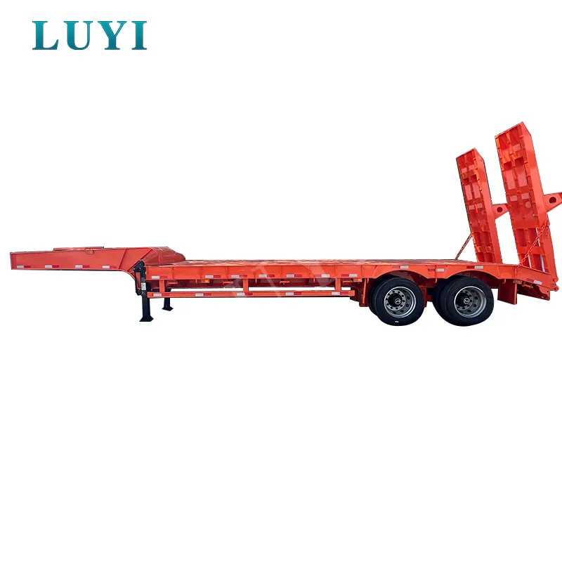 40-ton Two-Axle Low Bed Semi-Trailer