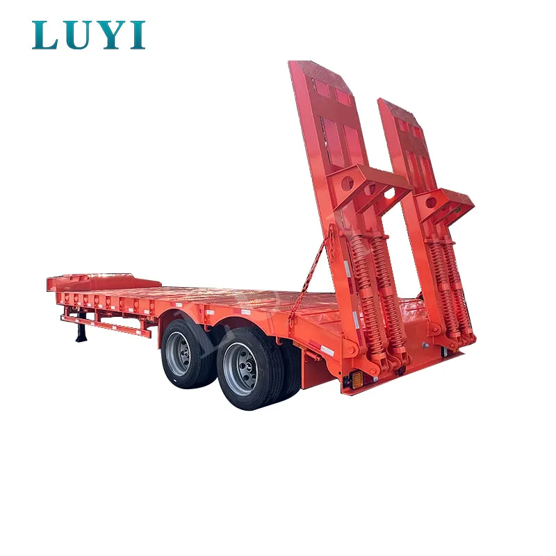 40-ton Two-Axle Low Bed Semi-Trailer