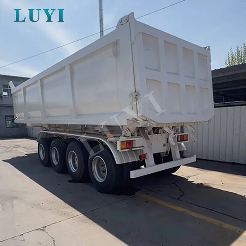 4 Axle 80 Ton Rear Tipper Semi-Trailer