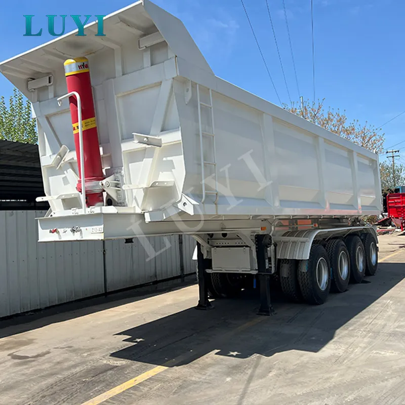 4 Axle 80 Ton Rear Tipper Semi-Trailer