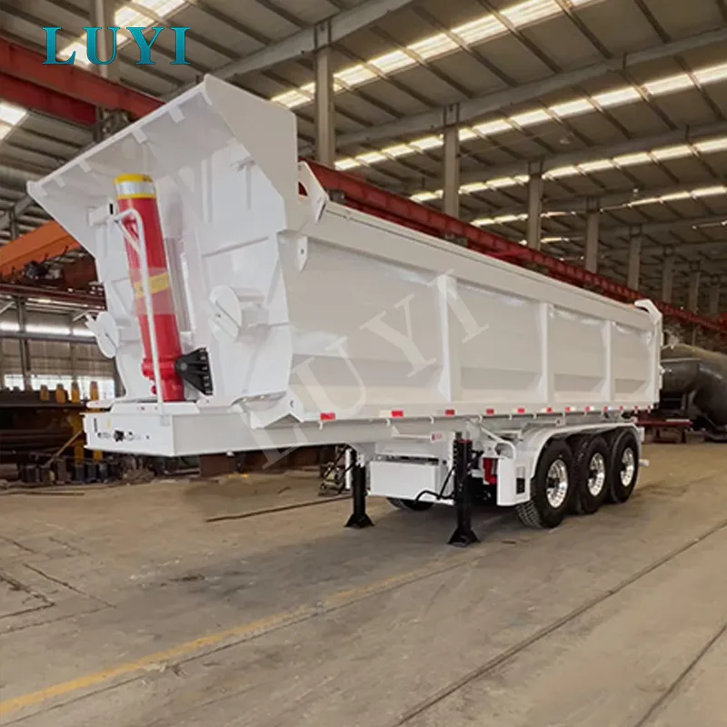 3-Axle 60 Ton U-Type Tipper Semi-Trailer Specially for Saudi Arabia