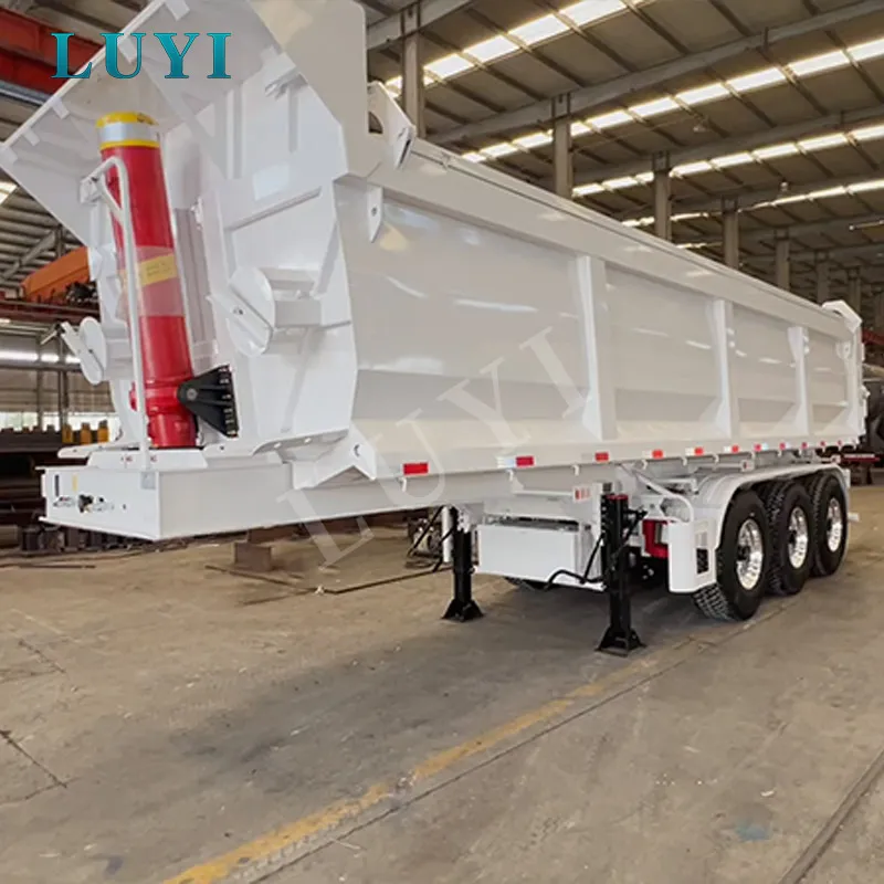 3-Axle 60 Ton U-Type Tipper Semi-Trailer Specially for Saudi Arabia
