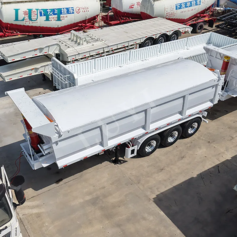 3-Axle 60 Ton U-Type Tipper Semi-Trailer Specially for Saudi Arabia