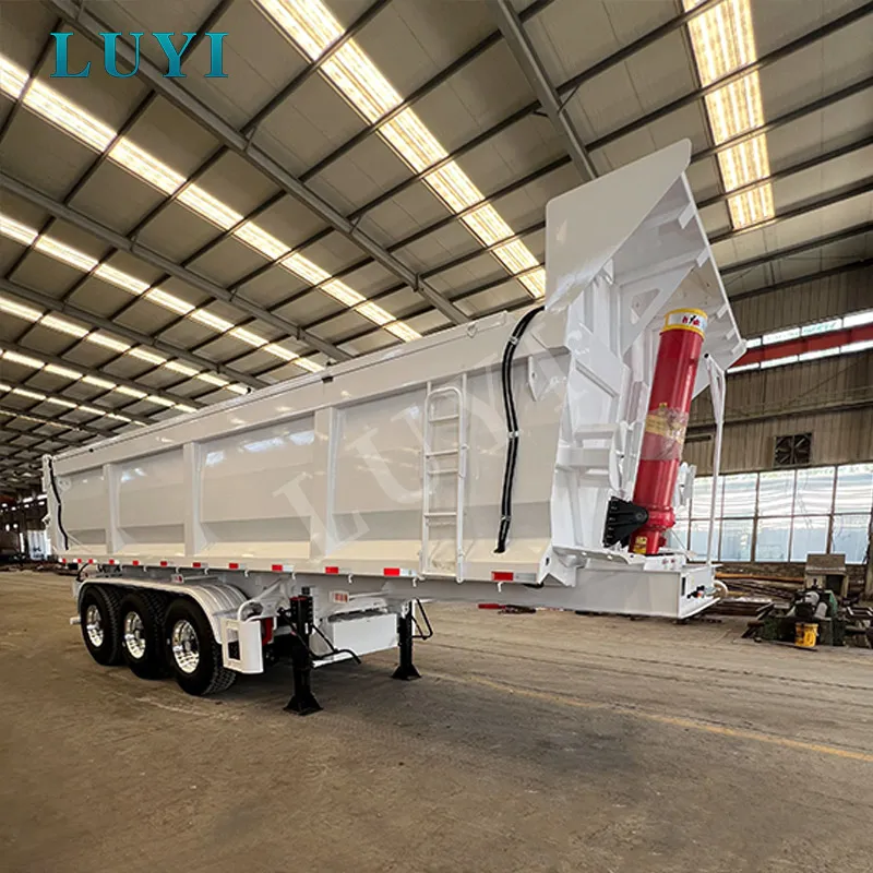 3-Axle 60 Ton U-Type Tipper Semi-Trailer Specially for Saudi Arabia