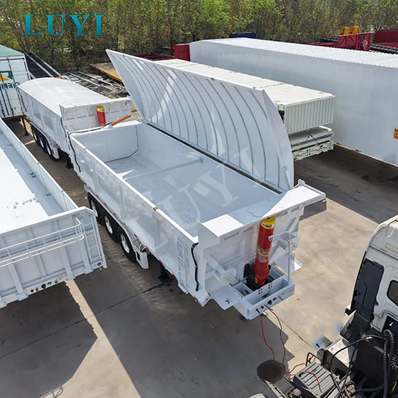 3-Axle 60 Ton U-Type Tipper Semi-Trailer Specially for Saudi Arabia