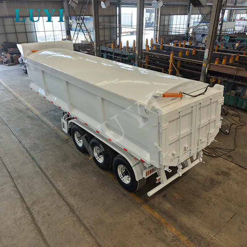 3-Axle 60 Ton U-Type Tipper Semi-Trailer Specially for Saudi Arabia