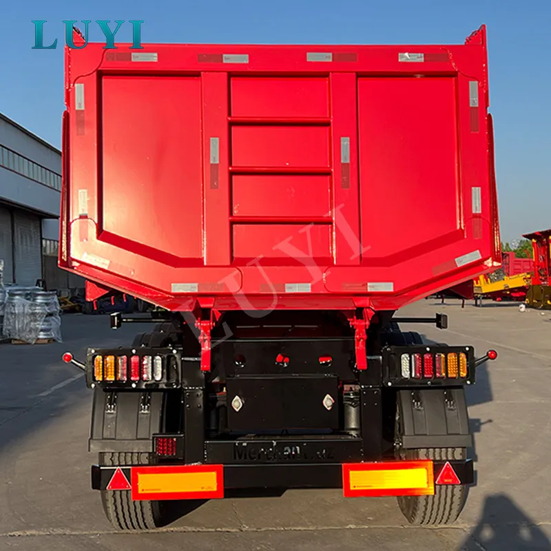 3-axle rear tipper semi-trailer