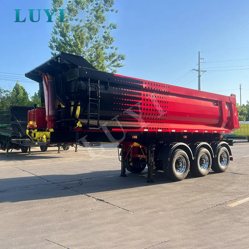 3-axle rear tipper semi-trailer