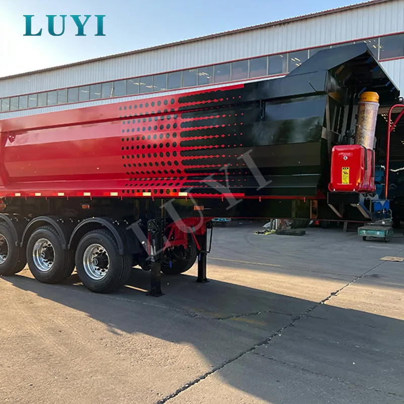 3-axle rear tipper semi-trailer