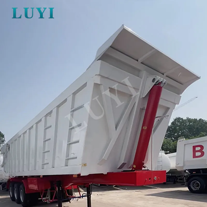3-axle rear tipper semi-trailer