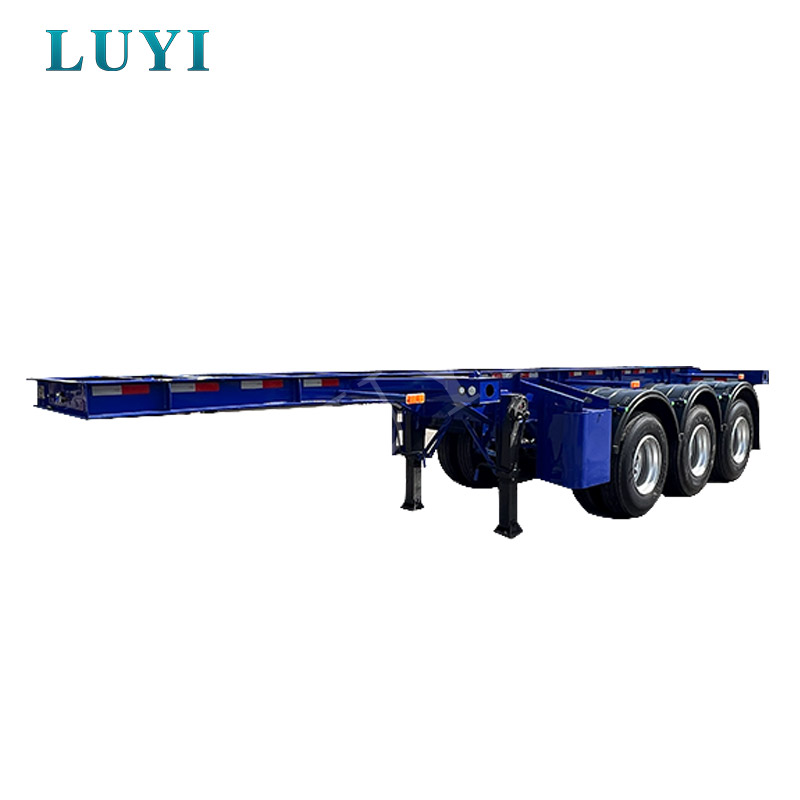 3 axle 40ft flatbed semi trailer
