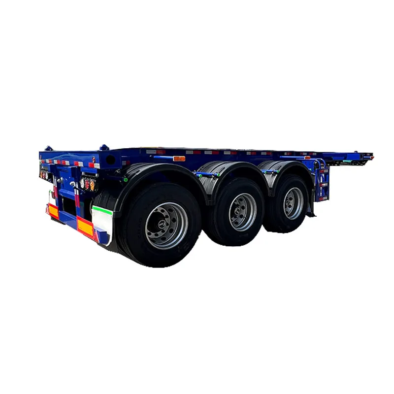 3 axle 40ft flatbed semi trailer