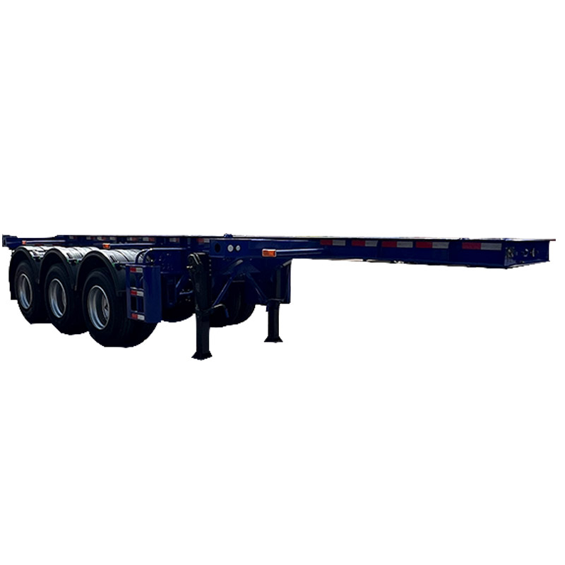 3 axle 40ft flatbed semi trailer