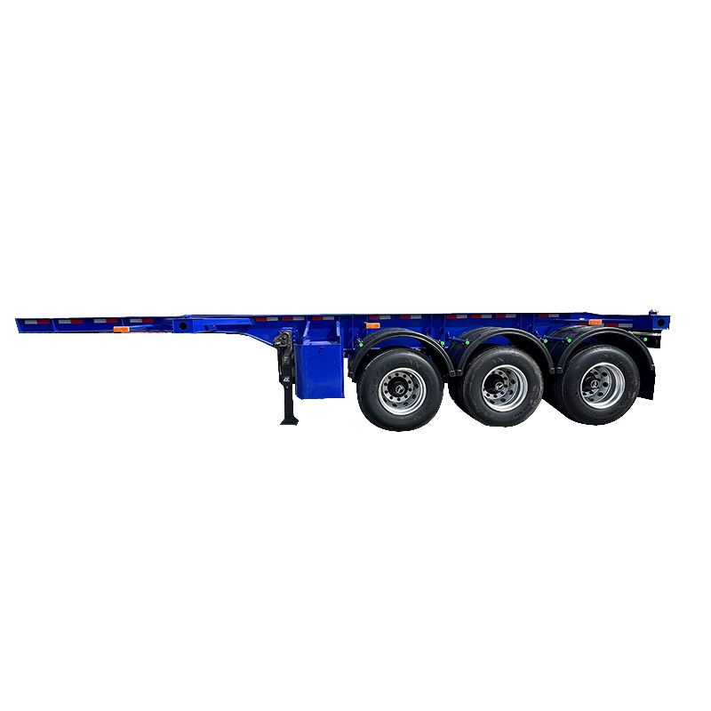 3 axle 40ft flatbed semi trailer
