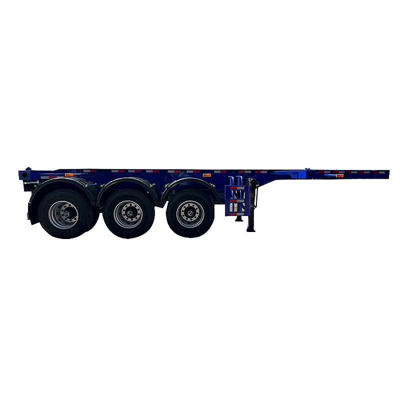 3 axle 40ft flatbed semi trailer