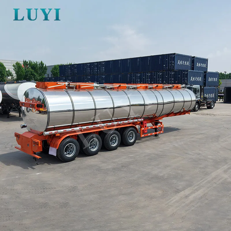4-Axle 40000 Liters Fuel Tank Semi-Trailer