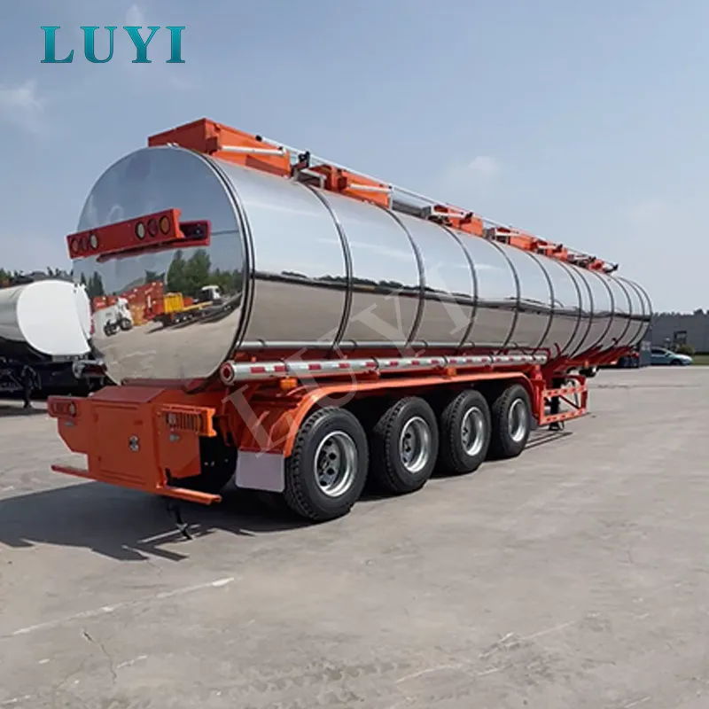 4-Axle 40000 Liters Fuel Tank Semi-Trailer
