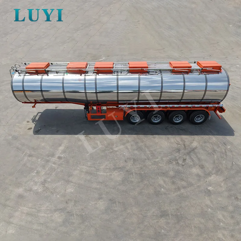 4-Axle 40000 Liters Fuel Tank Semi-Trailer