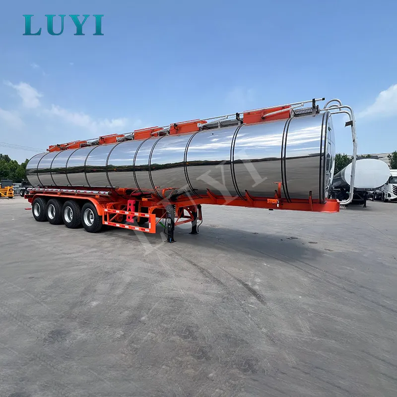 4-Axle 40000 Liters Fuel Tank Semi-Trailer