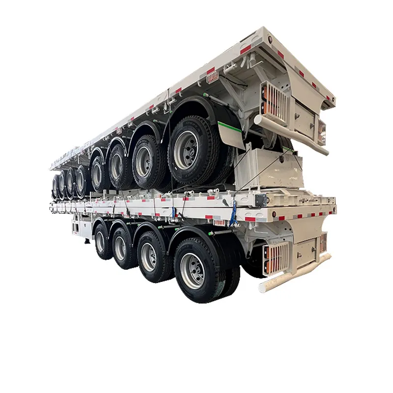 4-axle flatbed semi-trailer