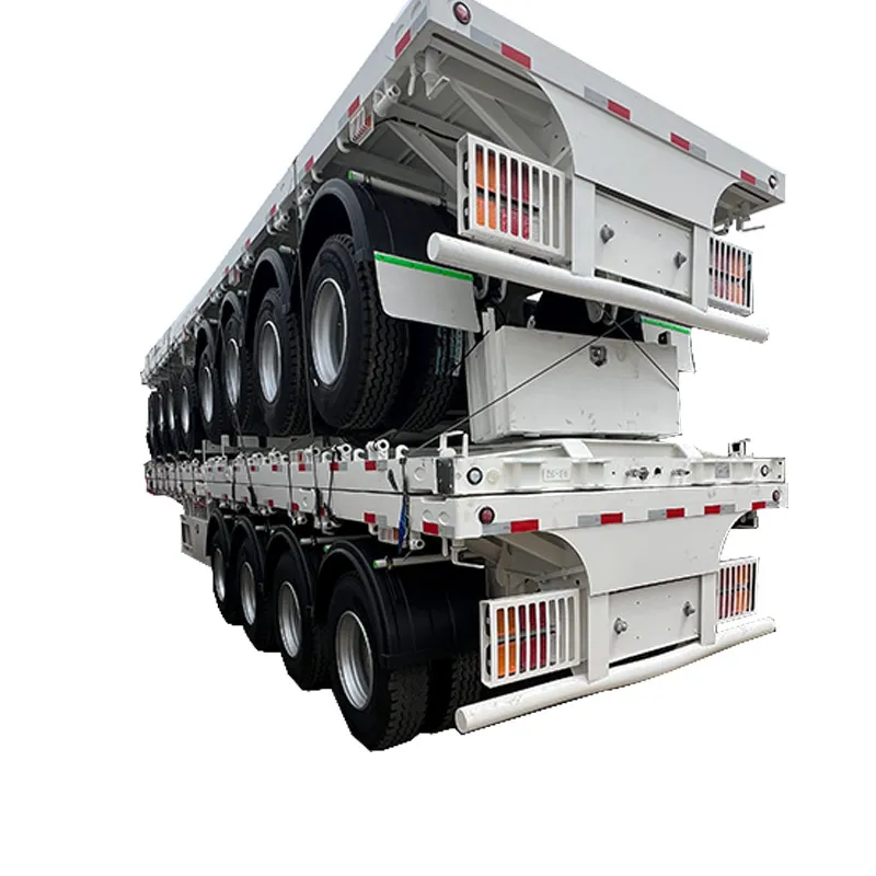 4-axle flatbed semi-trailer