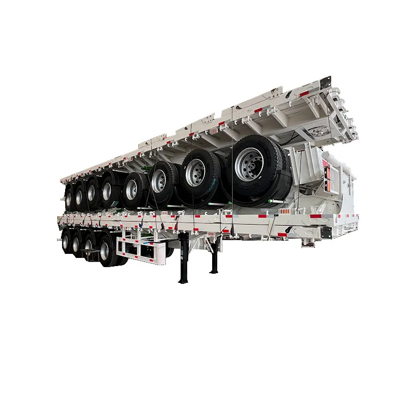 4-axle flatbed semi-trailer