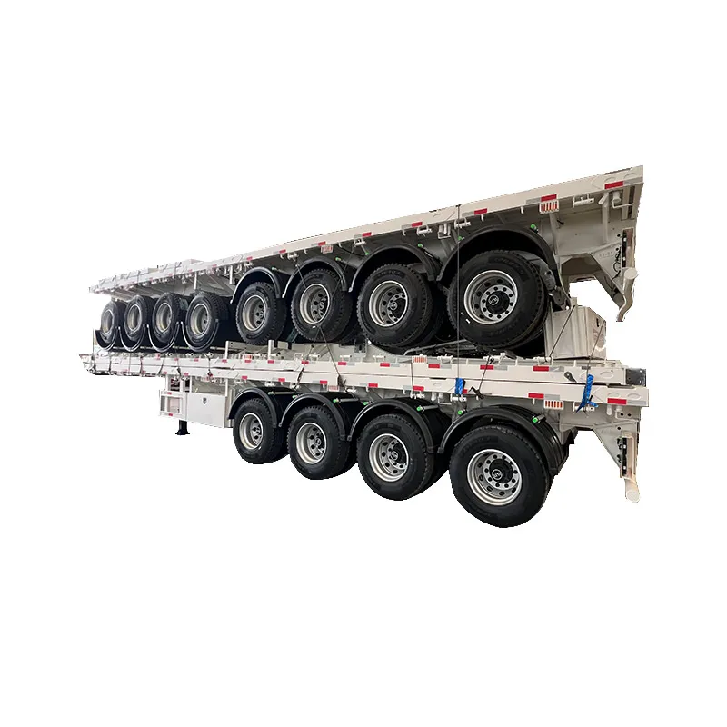 4-axle flatbed semi-trailer