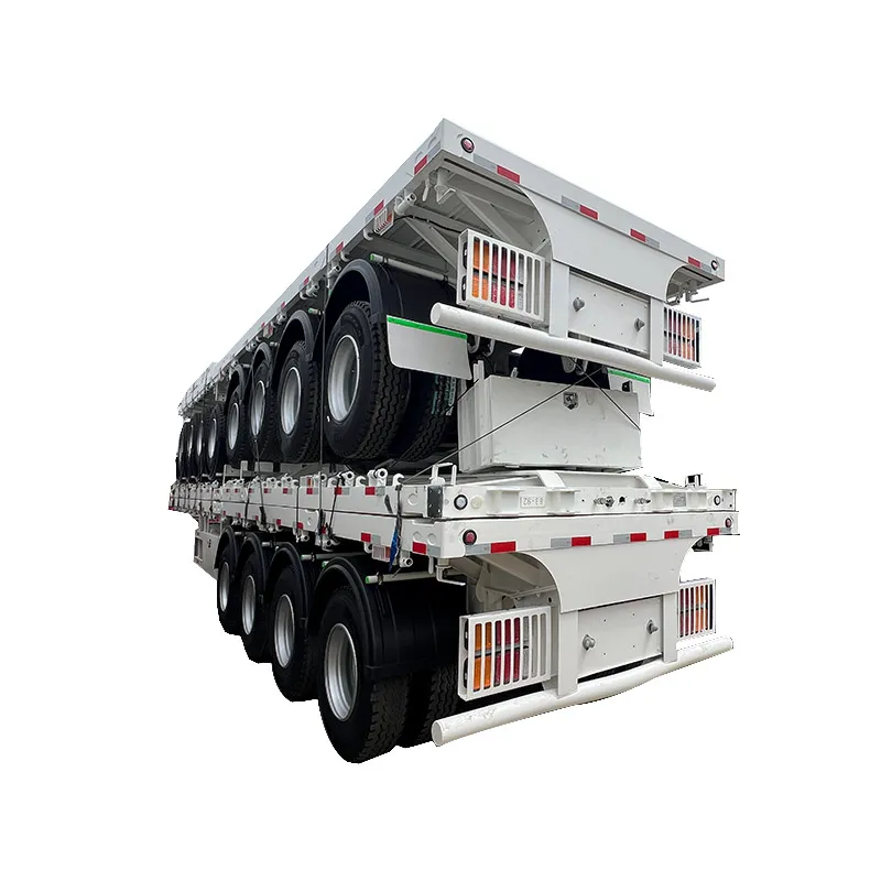4-axle flatbed semi-trailer