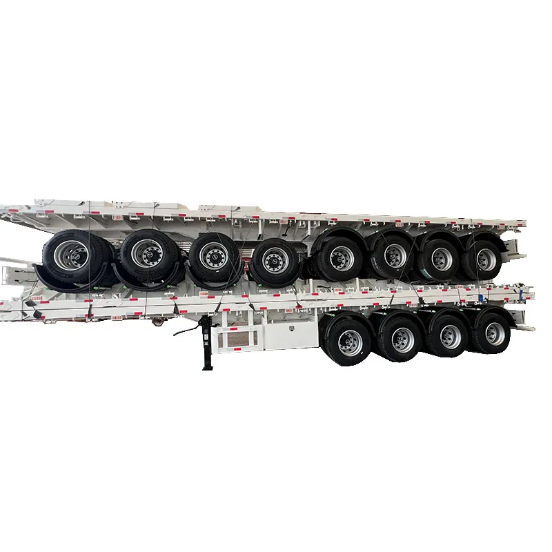 4-axle flatbed semi-trailer
