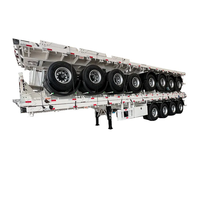 4-axle flatbed semi-trailer