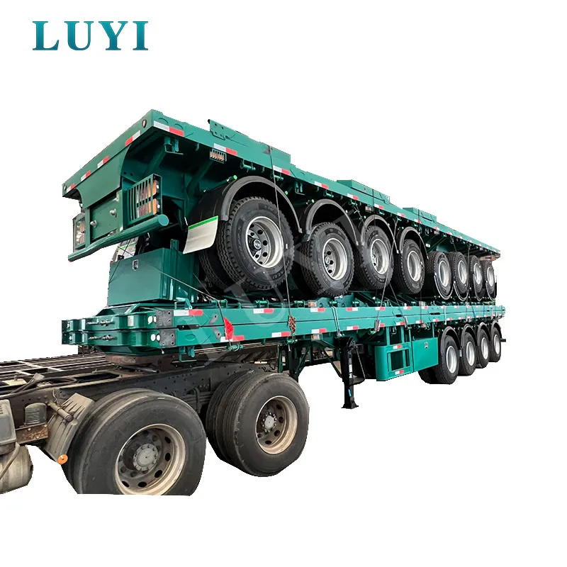 4-axle flatbed semi-trailer