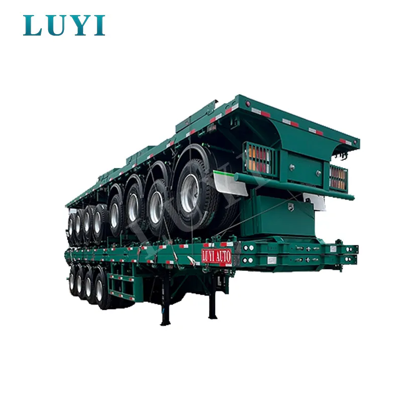 4-axle flatbed semi-trailer