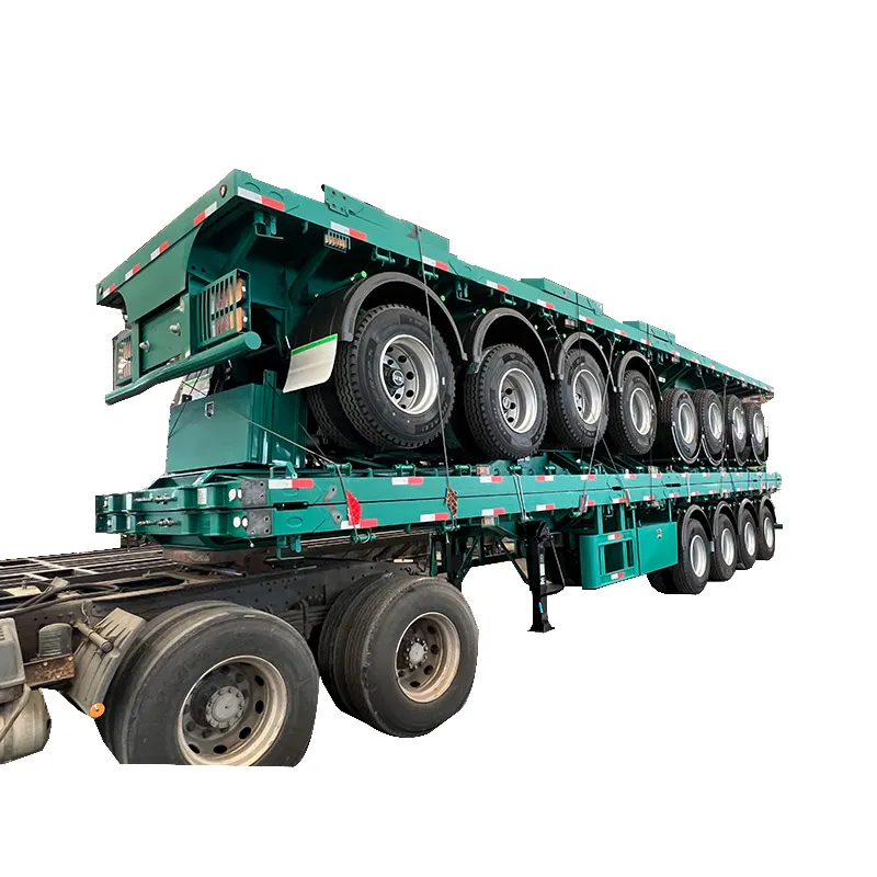4-axle flatbed semi-trailer