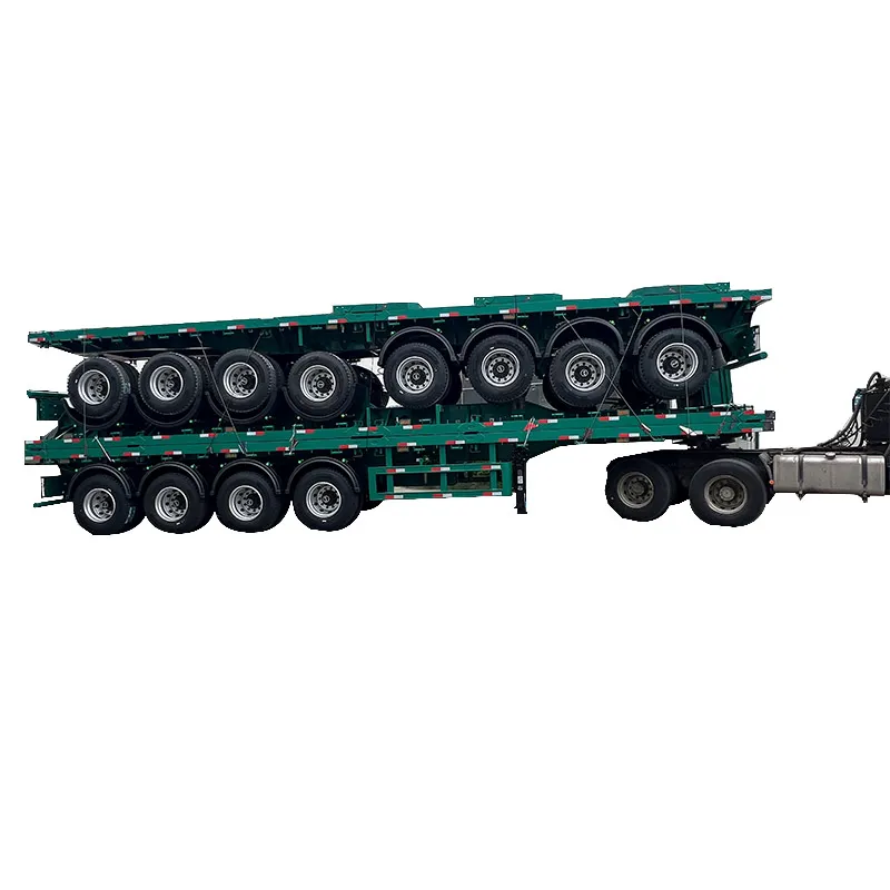 4-axle flatbed semi-trailer