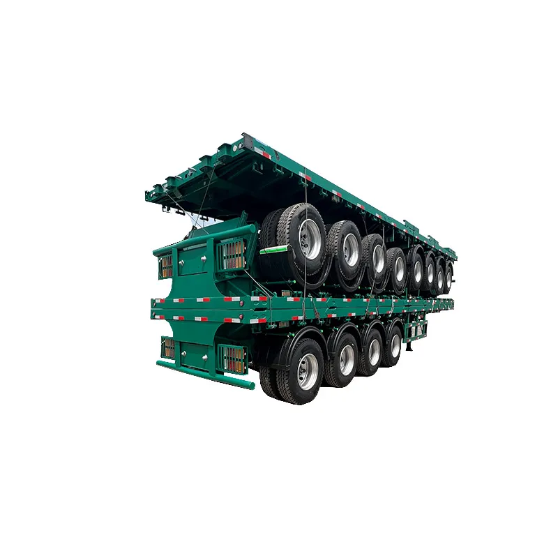 4-axle flatbed semi-trailer