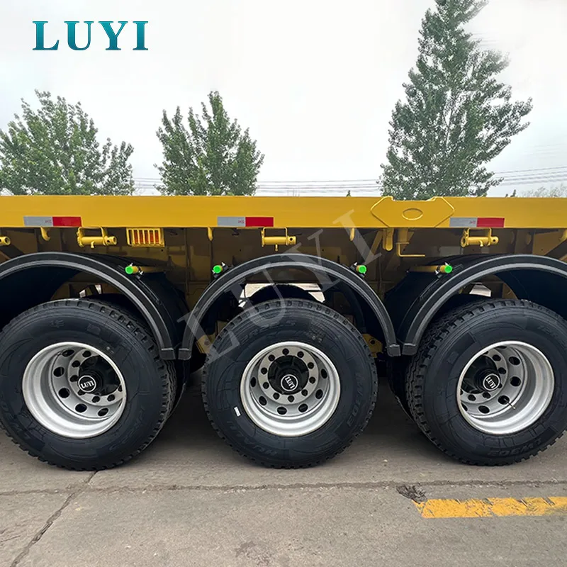 Three Axle Flatbed Semi-Trailer