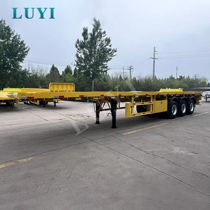 Three Axle Flatbed Semi-Trailer