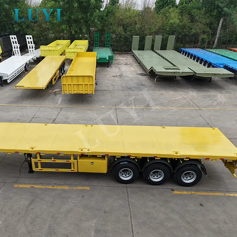 Three Axle Flatbed Semi-Trailer