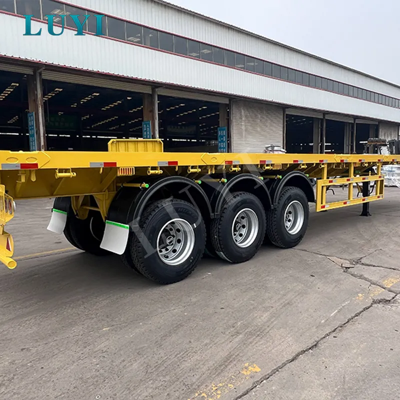 Three Axle Flatbed Semi-Trailer