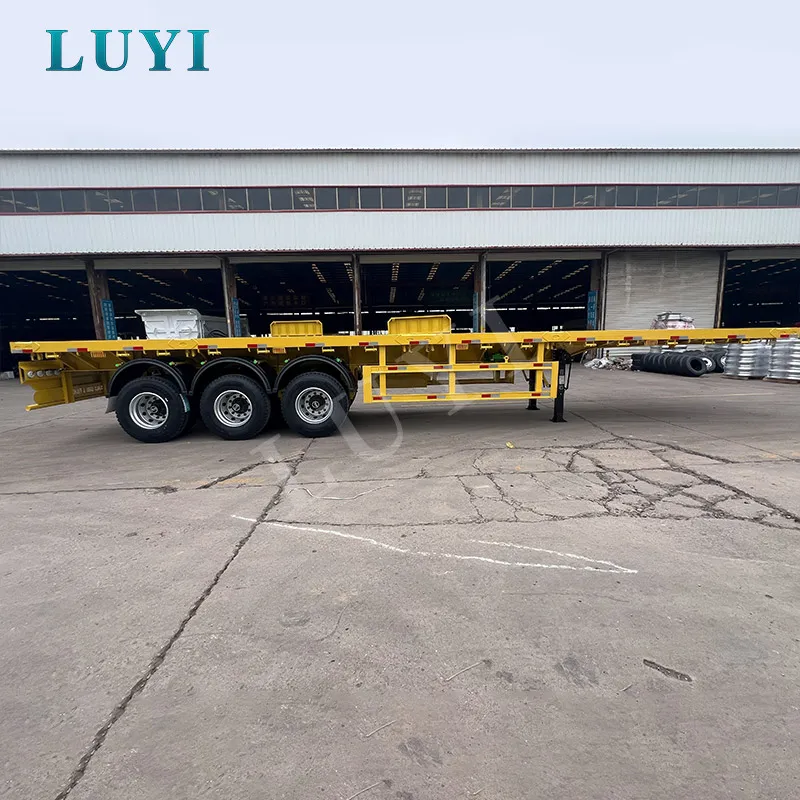 Three Axle Flatbed Semi-Trailer