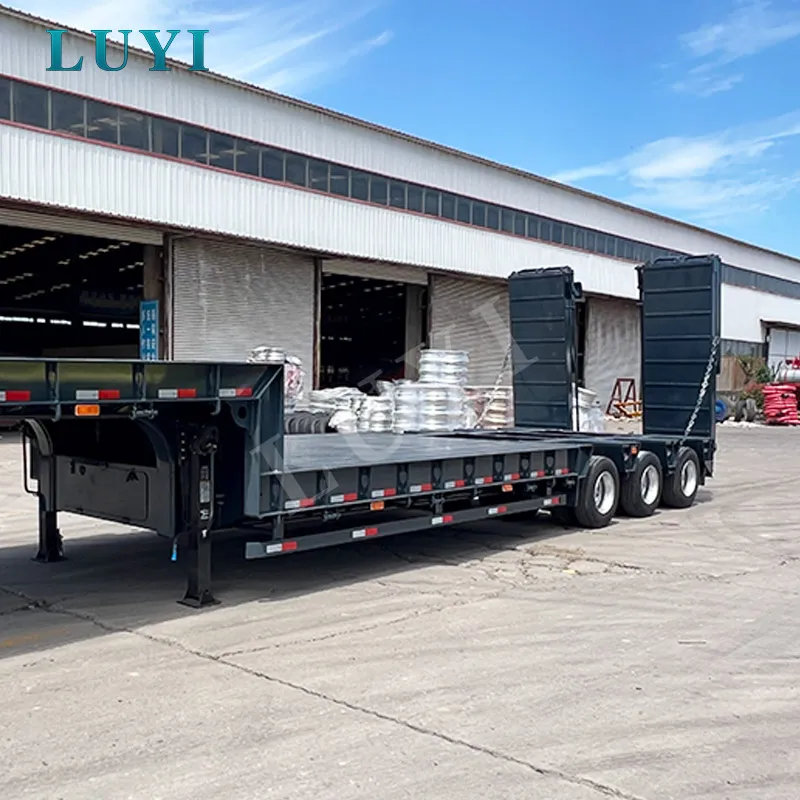 3-line 6-axle low bed semi-trailer